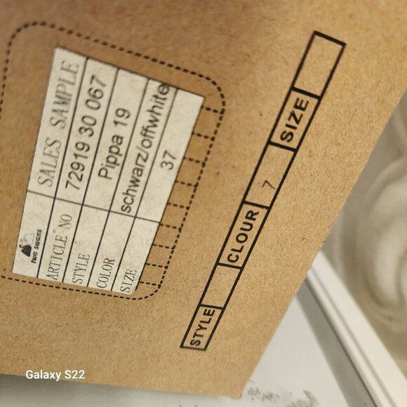 Josef Seibel " Pippa 19" Schwarz/Off white Ballet flats. NIB. Sze EU 37/US 6-6.5 - Picture 3 of 11